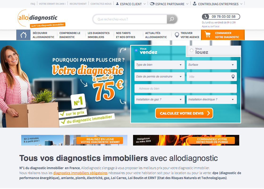 Etape 1 - Définir vos besoins en diagnostic immobilier