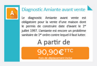 Prix diagnostic Amiante